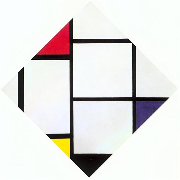 Composition de pilules avec rouge, gris, bleu, jaune et noir - 1925