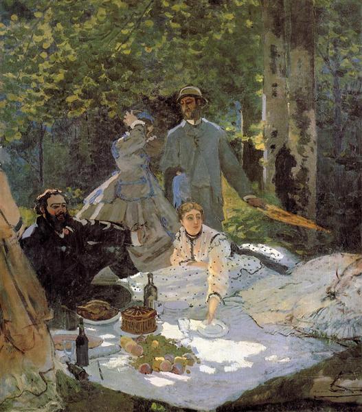 Lunch na trawie (panelu centralny) - 1865