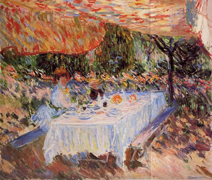 Luncheon Under the Canopy - 1883