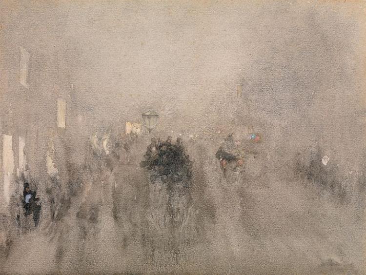 Nuit en gris et dorado piccadilly - 1883