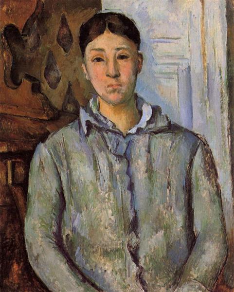 Azul'da Madam Cézanne - 1890