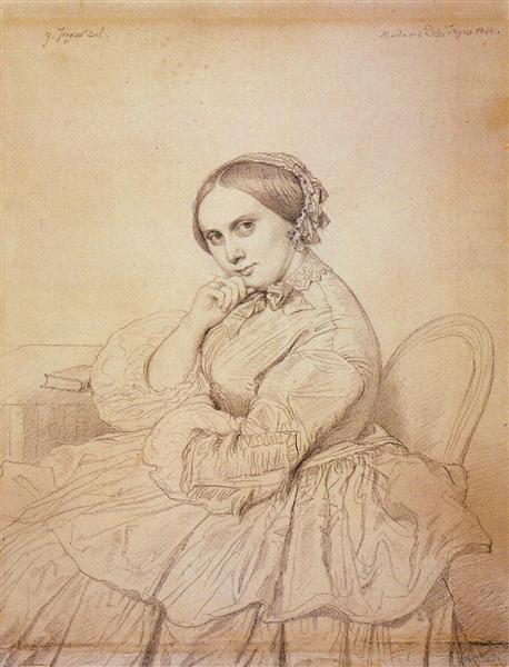 Madame Jean Auguste Dominique Ingres - Born Delphine Ramel - 1844