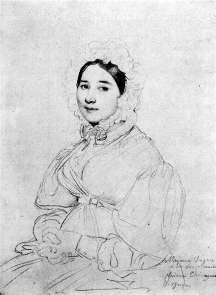 Madame Jean Auguste Dominique Ingres - Nascida Madeleine Chapelle Iii