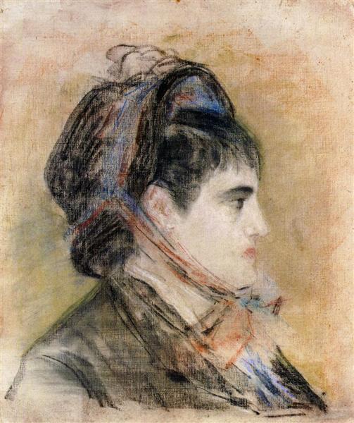 Madame Jeanne Martin with a Hat - 1881