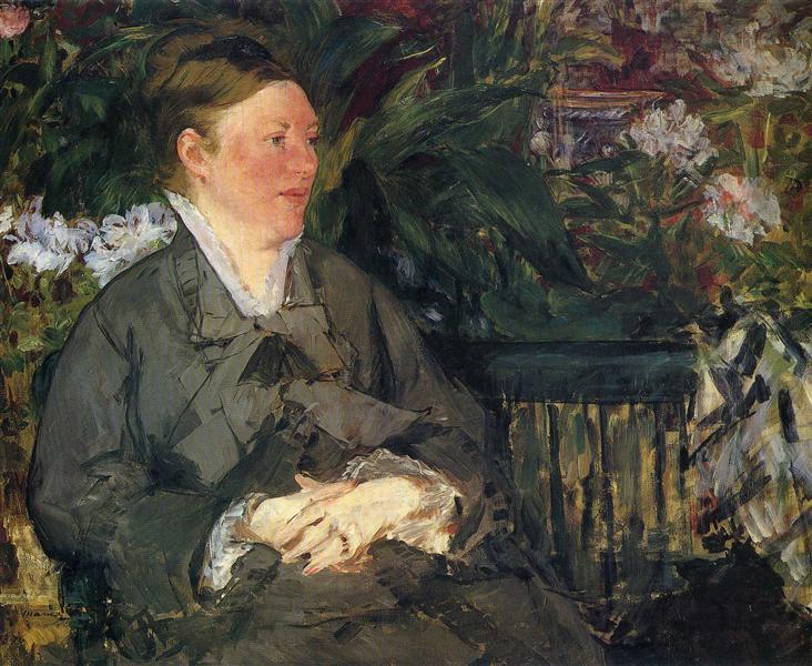 Madame Manet En El Conservatorio - 1879