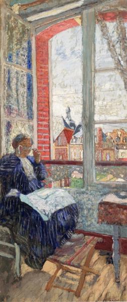 Madame Vuillard på hotellet - 1913