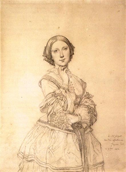 Miss Cécile Panckoucke - 1856