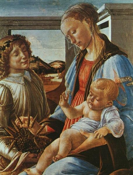 Virgin and the Child with a Angel - 1470