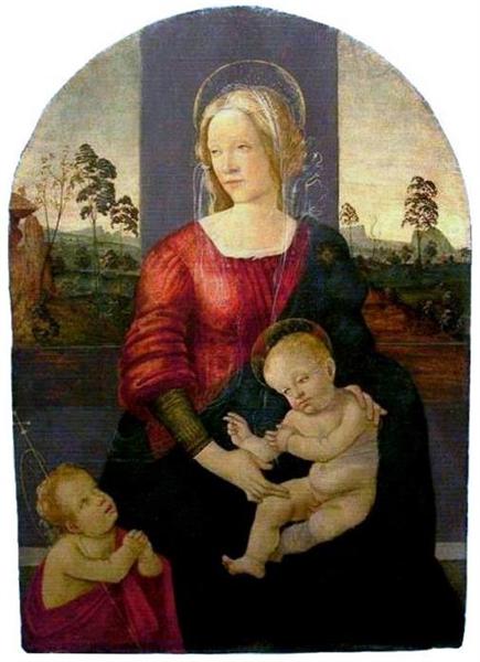 Vergine e il bambino con San Juan Bautista