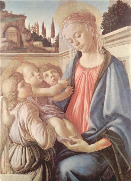 Virgin with Two Angels - 1468