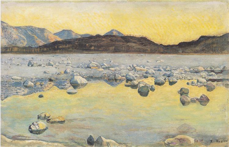 Maggia Delta vor dem Morgengrauen - 1893