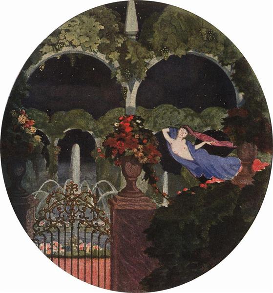 Jardin Magique (Vision Nocturne) - 1914 