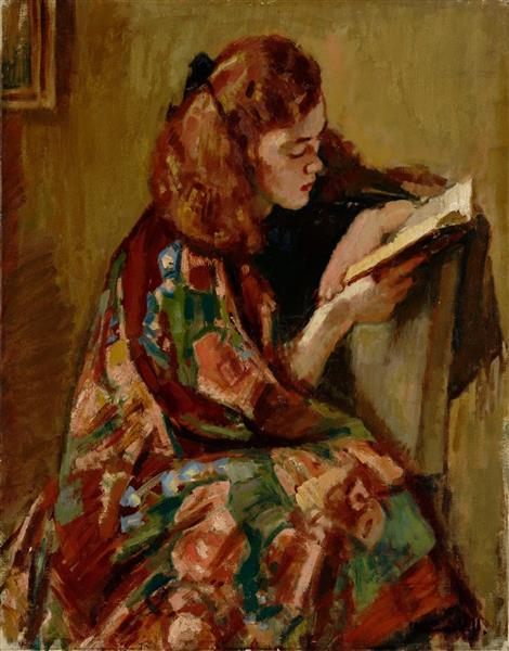 Girl Reading - 1922