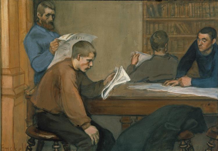 Sala di lettura - 1899