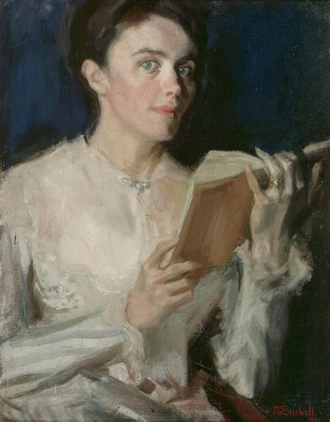 Porträt von Frau E. Gadolin -Lagervall - 1901