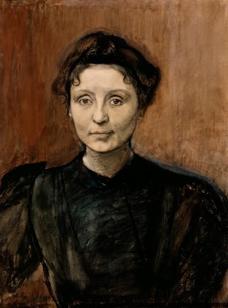 Retrato De La Escultora Madeleine Jouvray - 1894