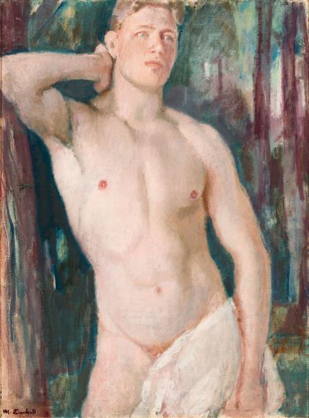 Hombre Joven Desnudo - 1920