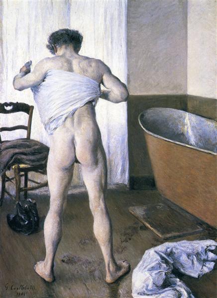 Man at his Bath - 1884