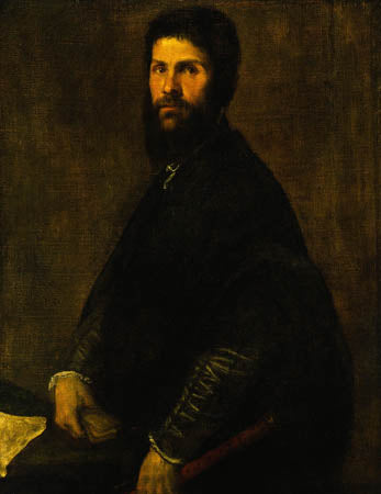 Uomo che tiene un flauto - 1565