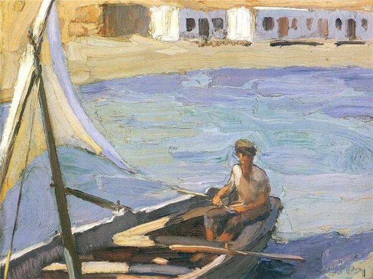 Boat with candle (Panormos - Tinos) - 1926