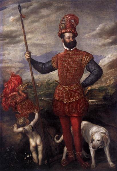 Uomo in abito militare - 1552