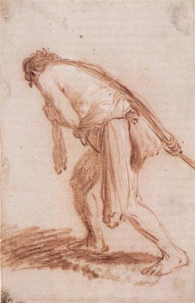 Man pulling a rope - 1628