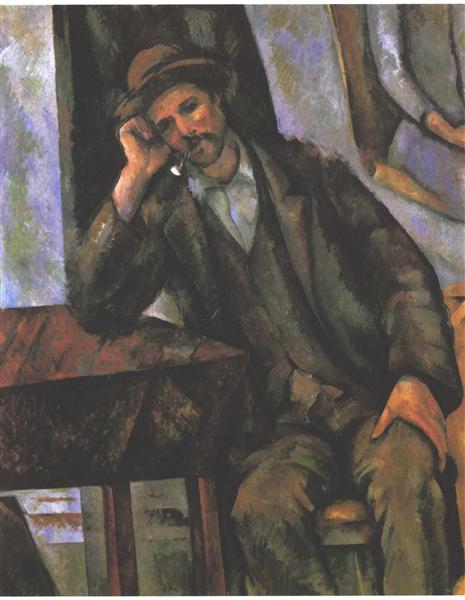 Man Smoking a Pipe - 1902