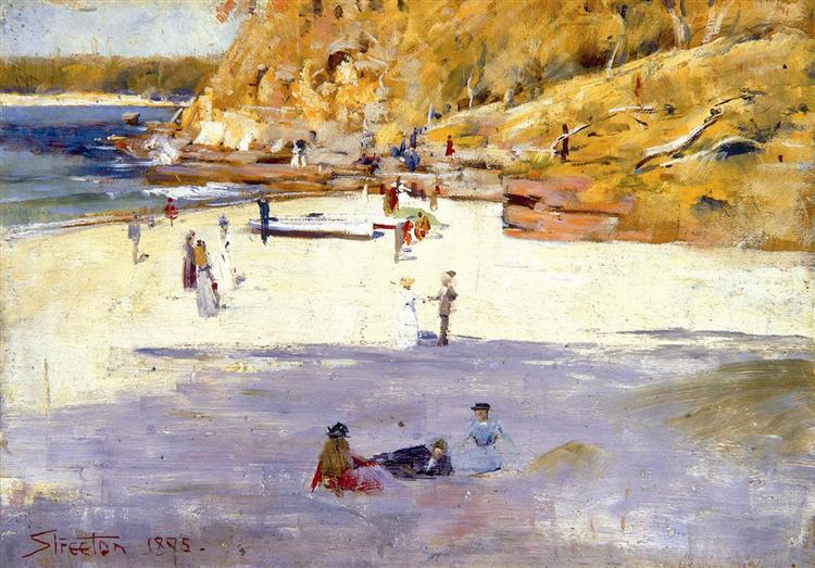 Męska plaża - 1895