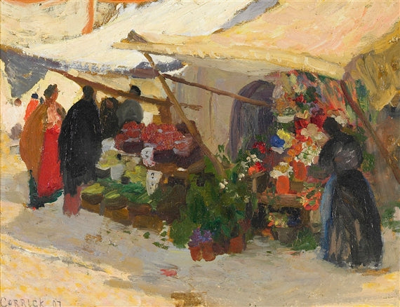 Marche Aux Fleurs à Veneția - 1907