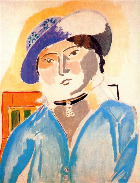 Marguerite with leather hat 1914 