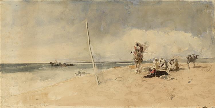 Plage africaine - 1867