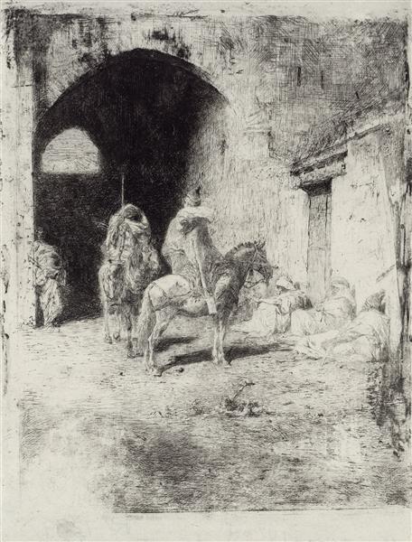 Guarda Casbah em Tetuán - 1861