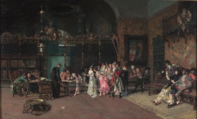 The Spanish wedding - 1870