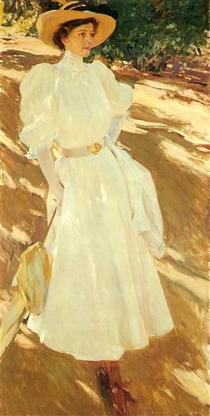 Maria on the farm - 1907