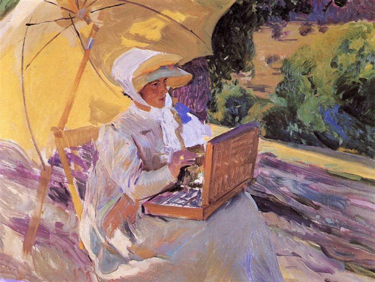 María Pintura En El Pardo - 1907