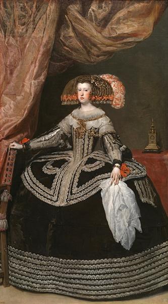 Retrato De La Reina Mariana De Austria