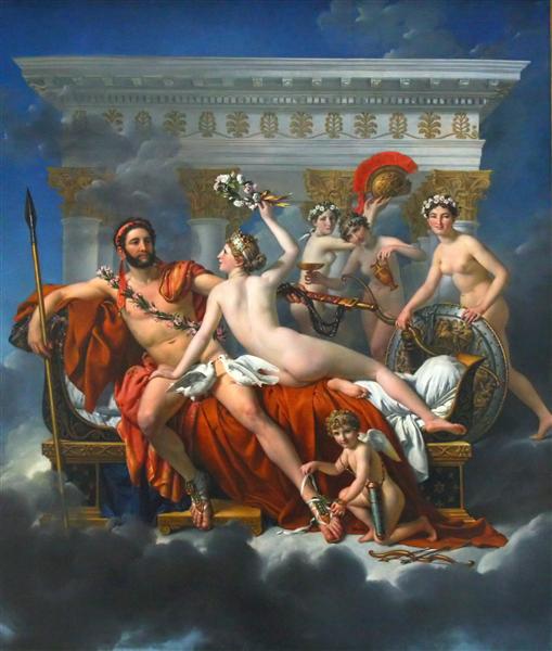 Marte Desarmado Por Venus Y Las Tres Gracias - 1824