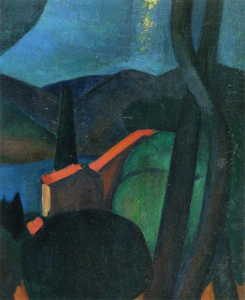 Paesaggio dei martighi - 1908