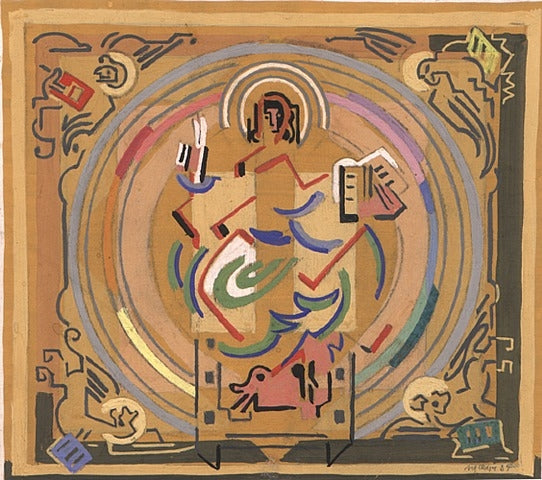 Matière et lumière ou christ au tetramorphe - 1934