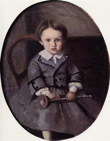 Maurice Robert en tant qu'enfant - 1857