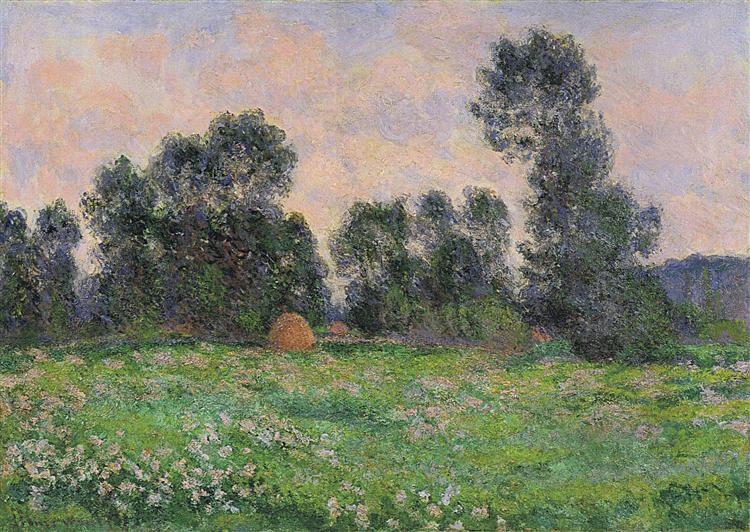 Meadow at Giverny - 1890