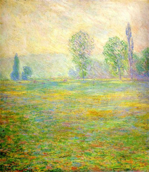 Giverny'de Prados - 1888