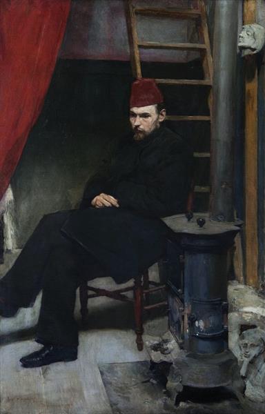 Portrait of the sculptor Konstanty Laszczka - 1894