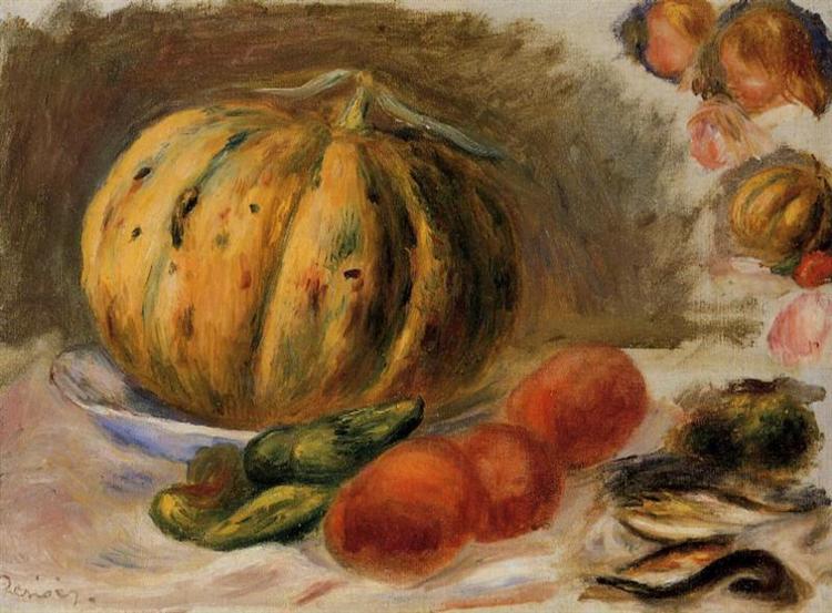 Melon et tomates - 1903