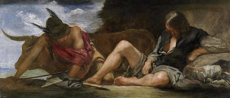 Mercúrio e Argos - 1659