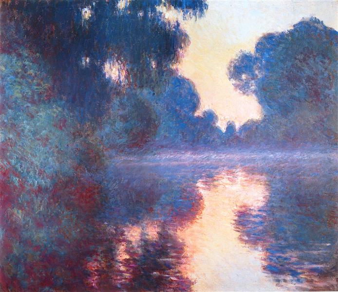 Misty Morning on the Seine at Bue - 1897