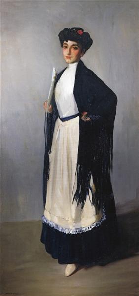 Modiste de Madrid (também conhecido como Menina Espanhola em Madri) - 1906