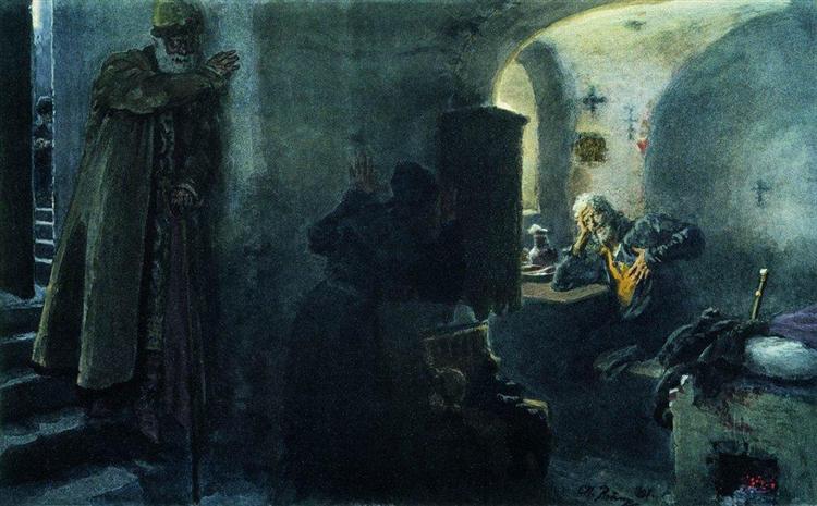 Monk Filaret Imprisoned in the Antonievo-Siyskiy Monastery