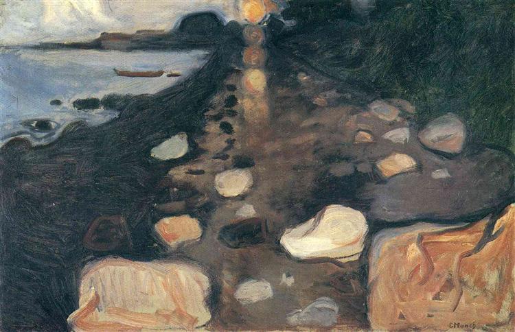 Moonlight sur le rivage - 1892