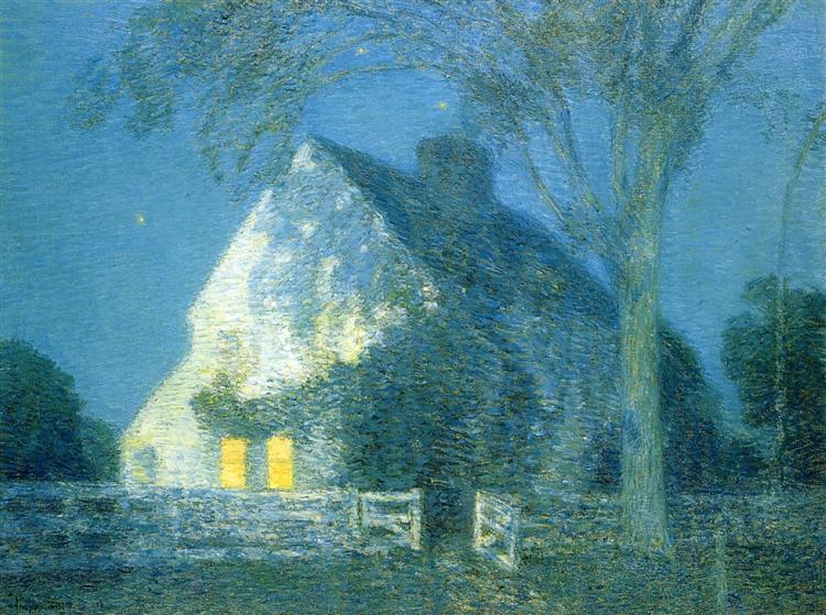 Moonlight - The Old House - 1906